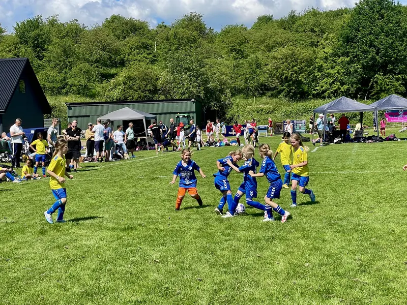 Madsby Pigecup blomstrer i sommervarmen