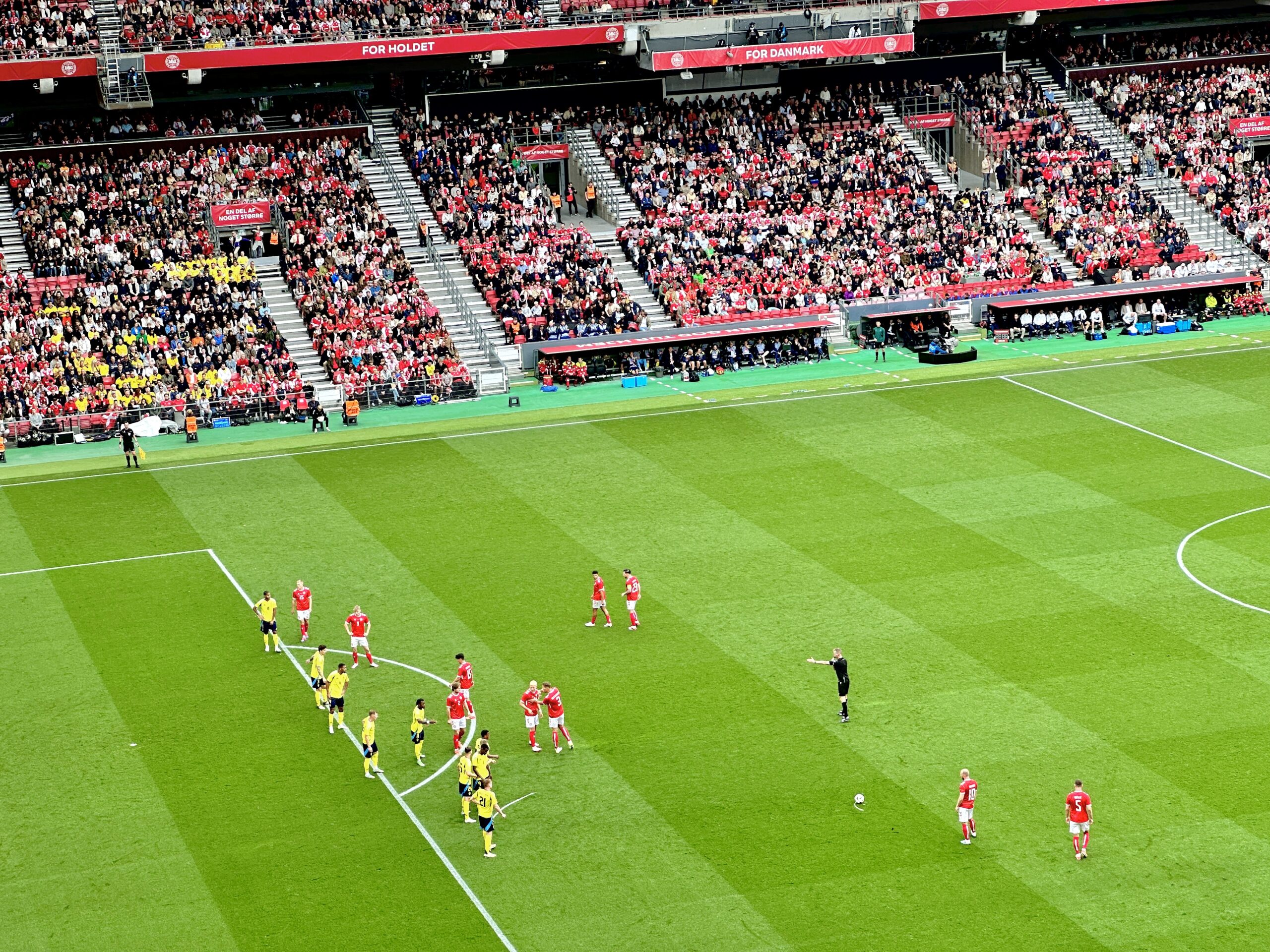 Danmark var bedst i deler mod England