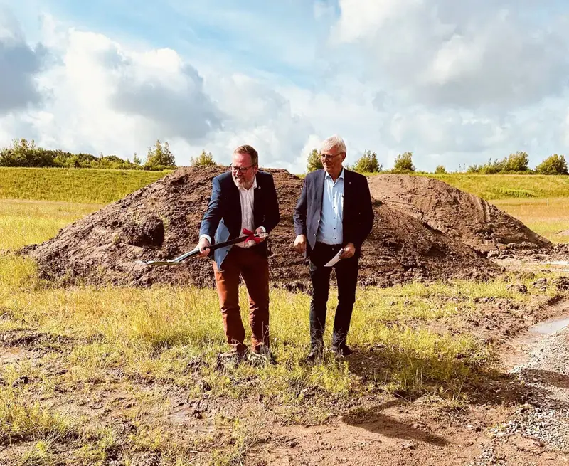 Første spadestik er taget til overordnet vejnet ved Tankedalsvej