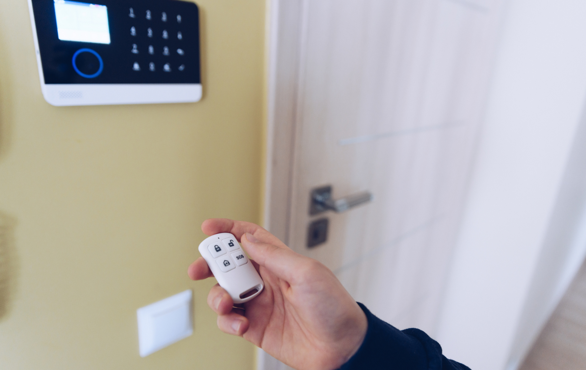 Alarm aktiveret under indbrud