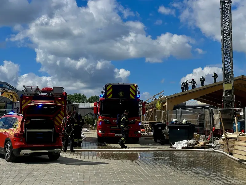 Bygningsbrand ved uddannelsescentret i Fredericia