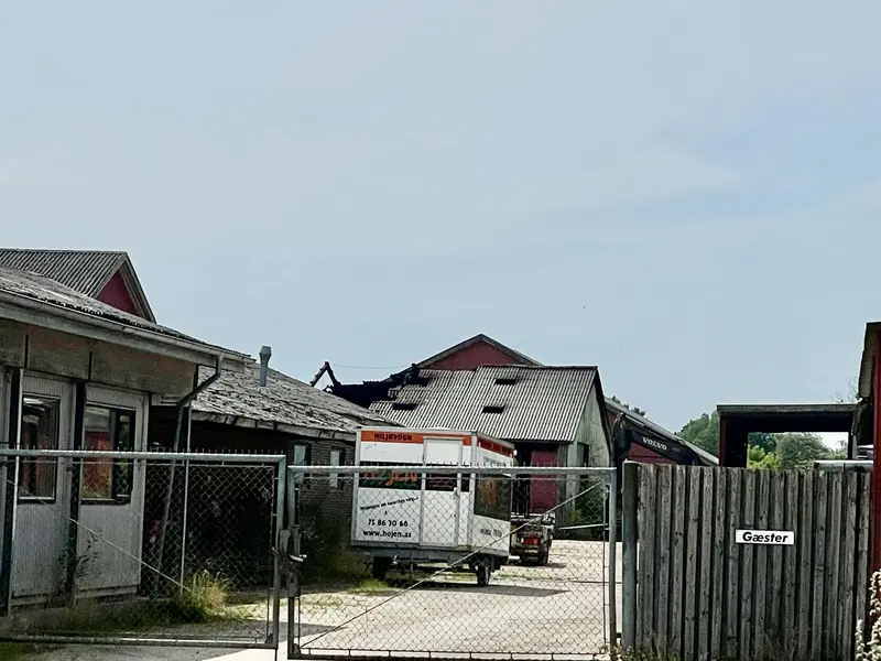 Dagen derpå efter storbrand i Vejle