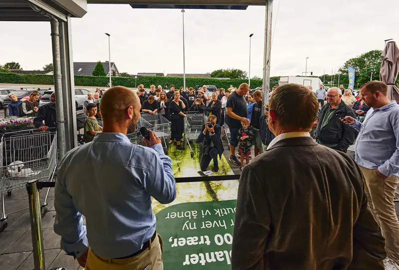 Kunderne valfartede til ny Lidl