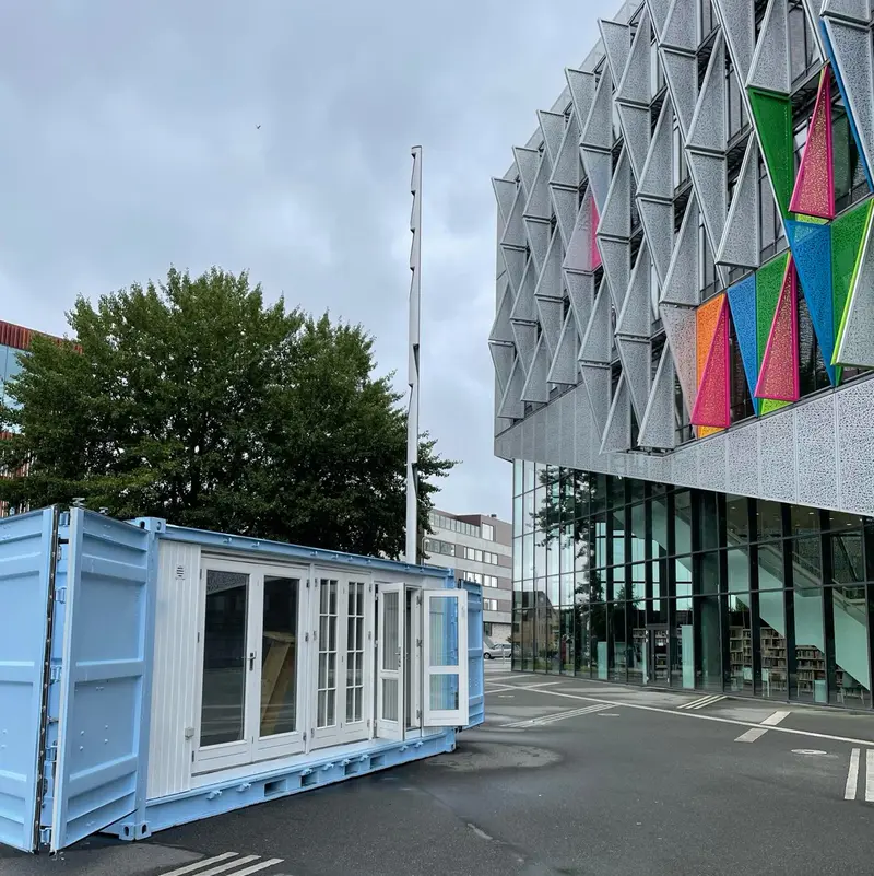 Campus Containeren skaber synlighed blandt Koldings studerende