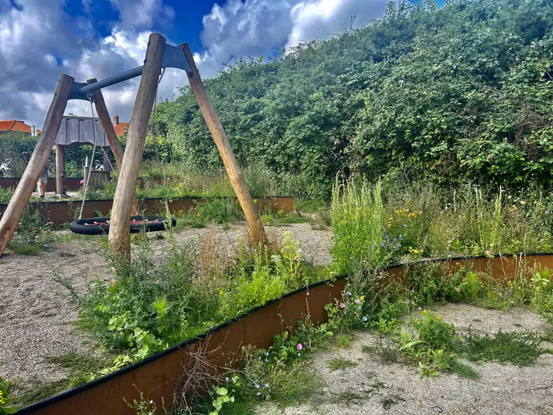 Tidsler overtager nyopført legeplads i Fredericia