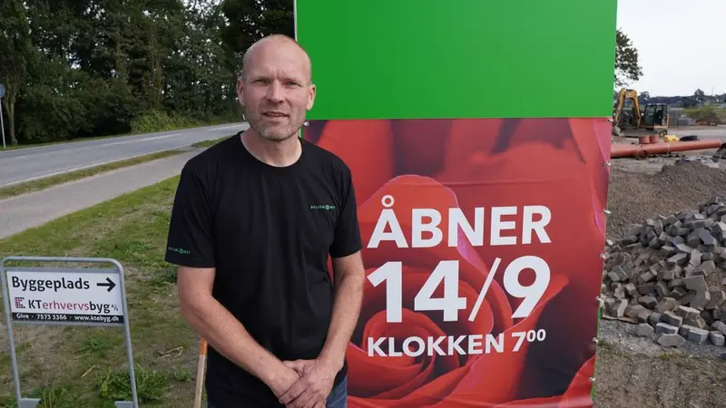 Billigblomst er klar til åbning i Frederica