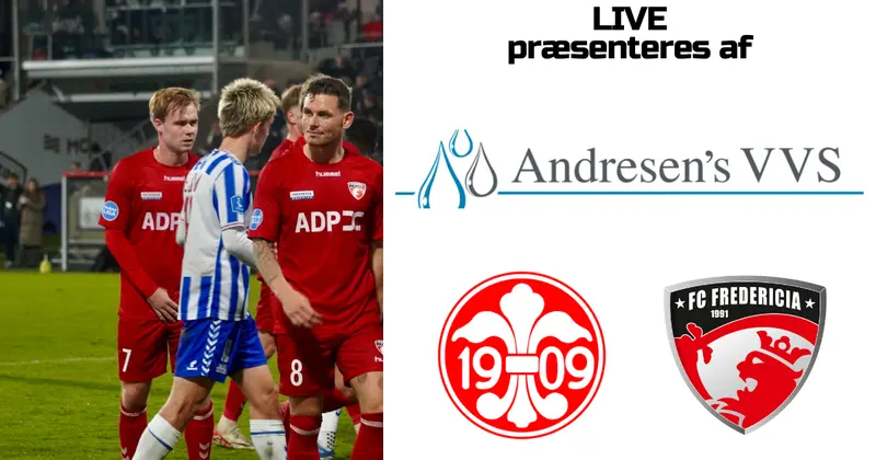 Live: FC Fredericia møder traditionsklub