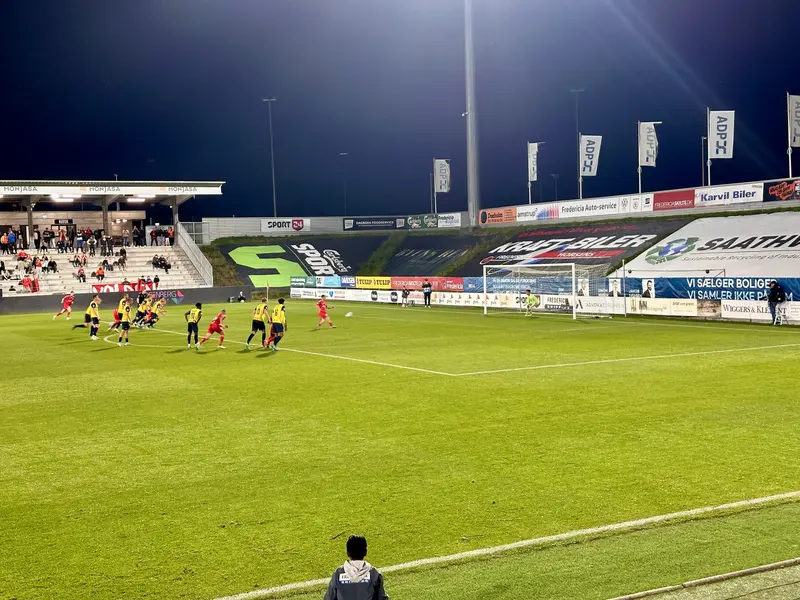 Spektakulær straffesparksscoring sikrede FC Fredericia uafgjort