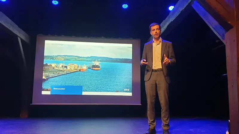 Publikum fik et indblik i Fredericia Havns historie, nutid og fremtid