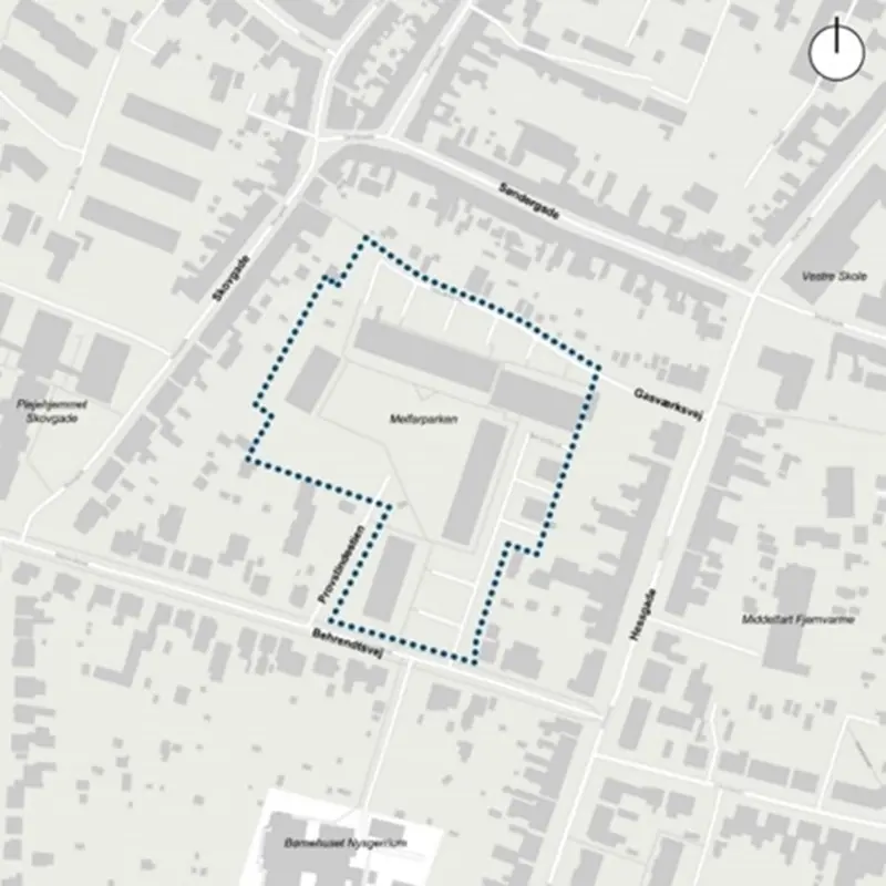 Nye etageboliger på vej ved Melfarparken – Lokalplan i offentlig høring