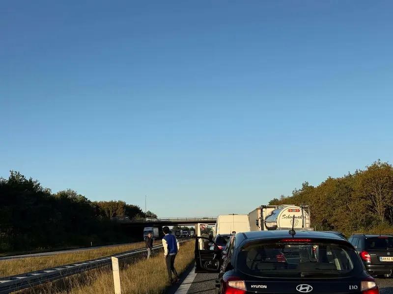 E45 Sønderjyske Motorvej genåbnet efter uheld