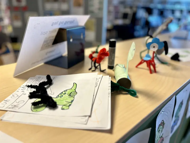 Dinosaurerne har indtaget KulturØen og Børnebiblioteket i Middelfart