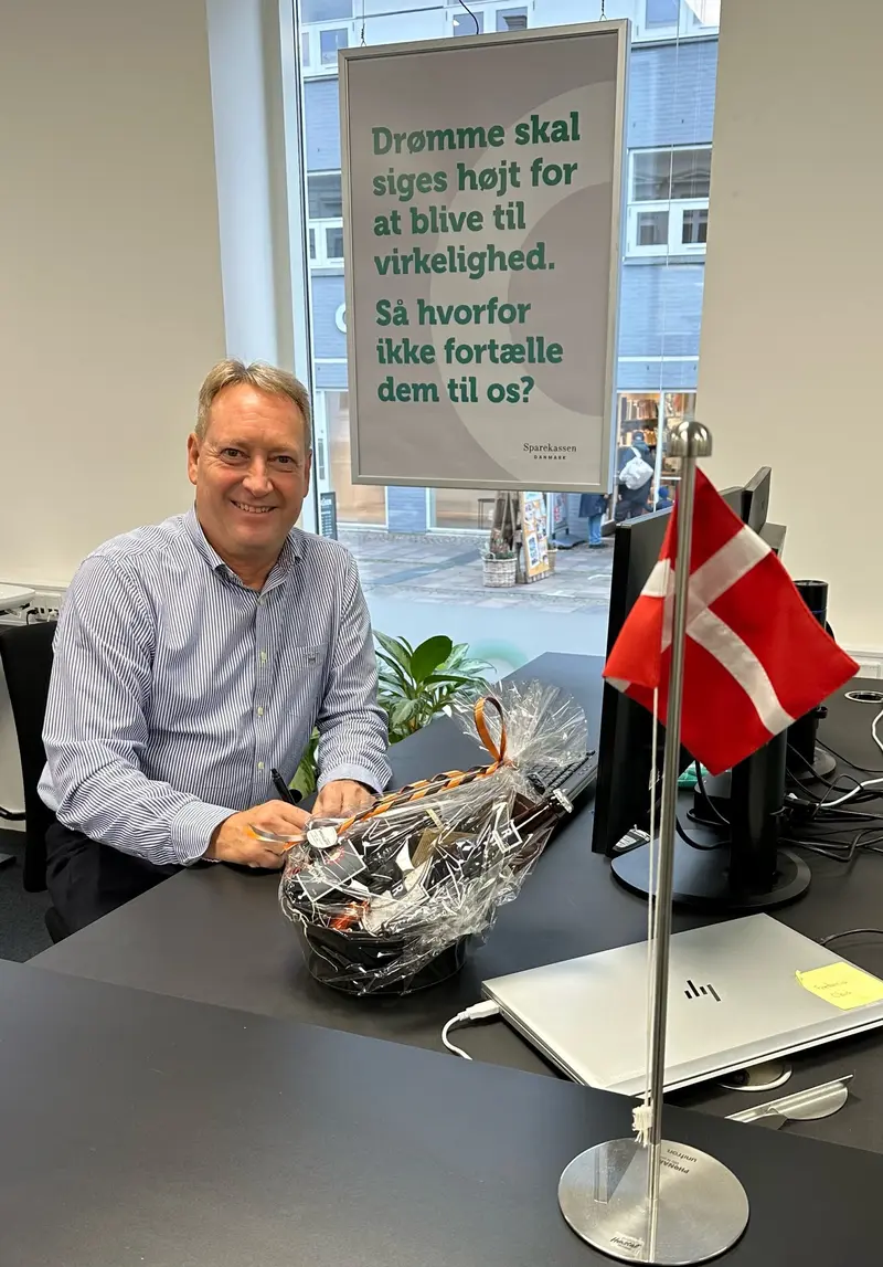 Claus Holm Brandt er ny hos Sparekassen Danmark