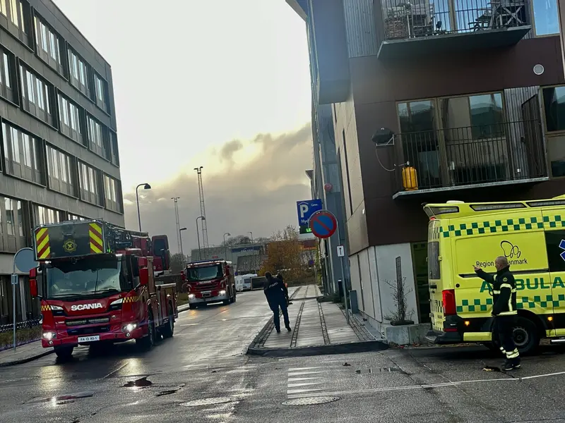 Stor udrykning i Fredericia