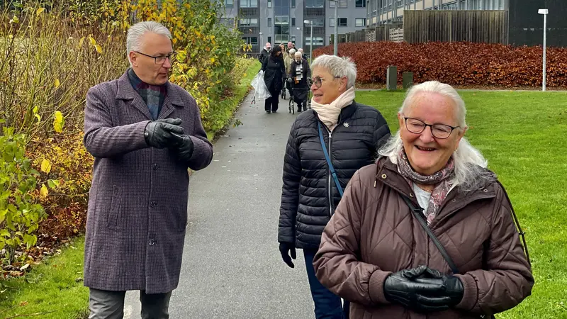 Gåtur og fællesskab i Korskærparken