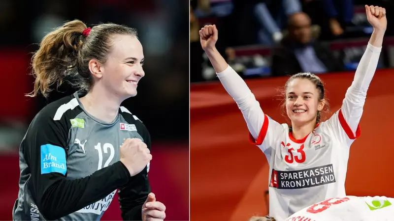 Anna Kristensen og Emma Friis på EM’s All Star-hold