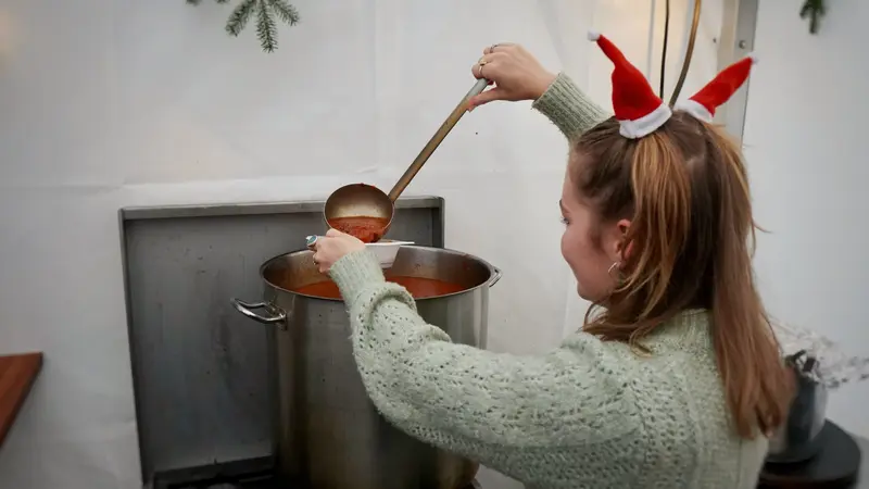 Jul i teltet for en god sag