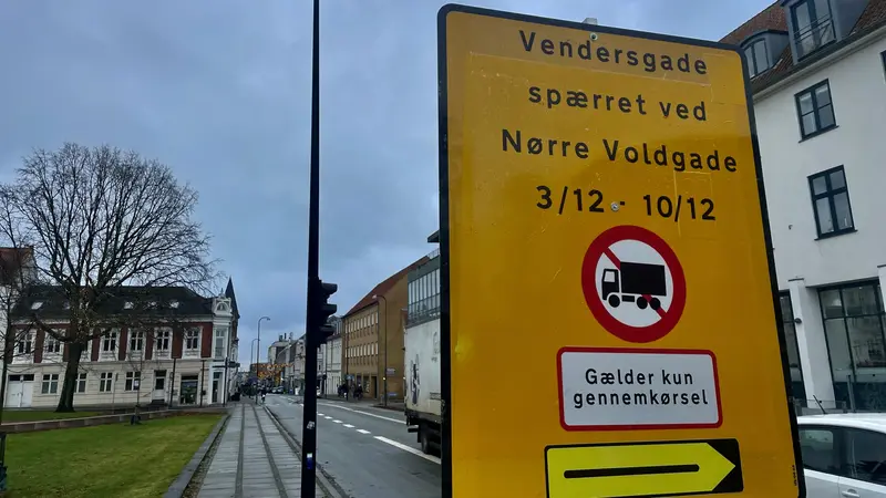 Omkørsel i Fredericias centrum forlænges