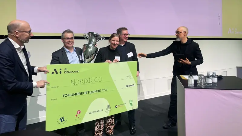 Fredericiansk virksomhed vinder AI-pris