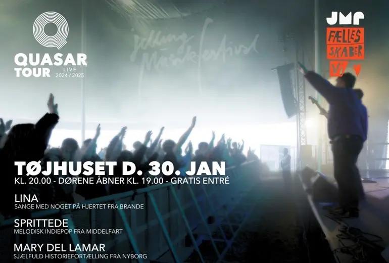 Quasar Live Showcase kommer til Tøjhuset