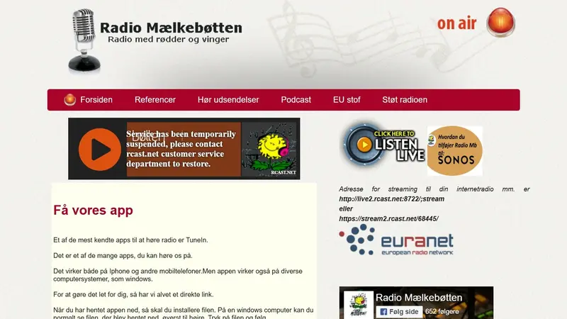 Radio Mælkebøtten udfolder historiske fortællinger og nye programmer