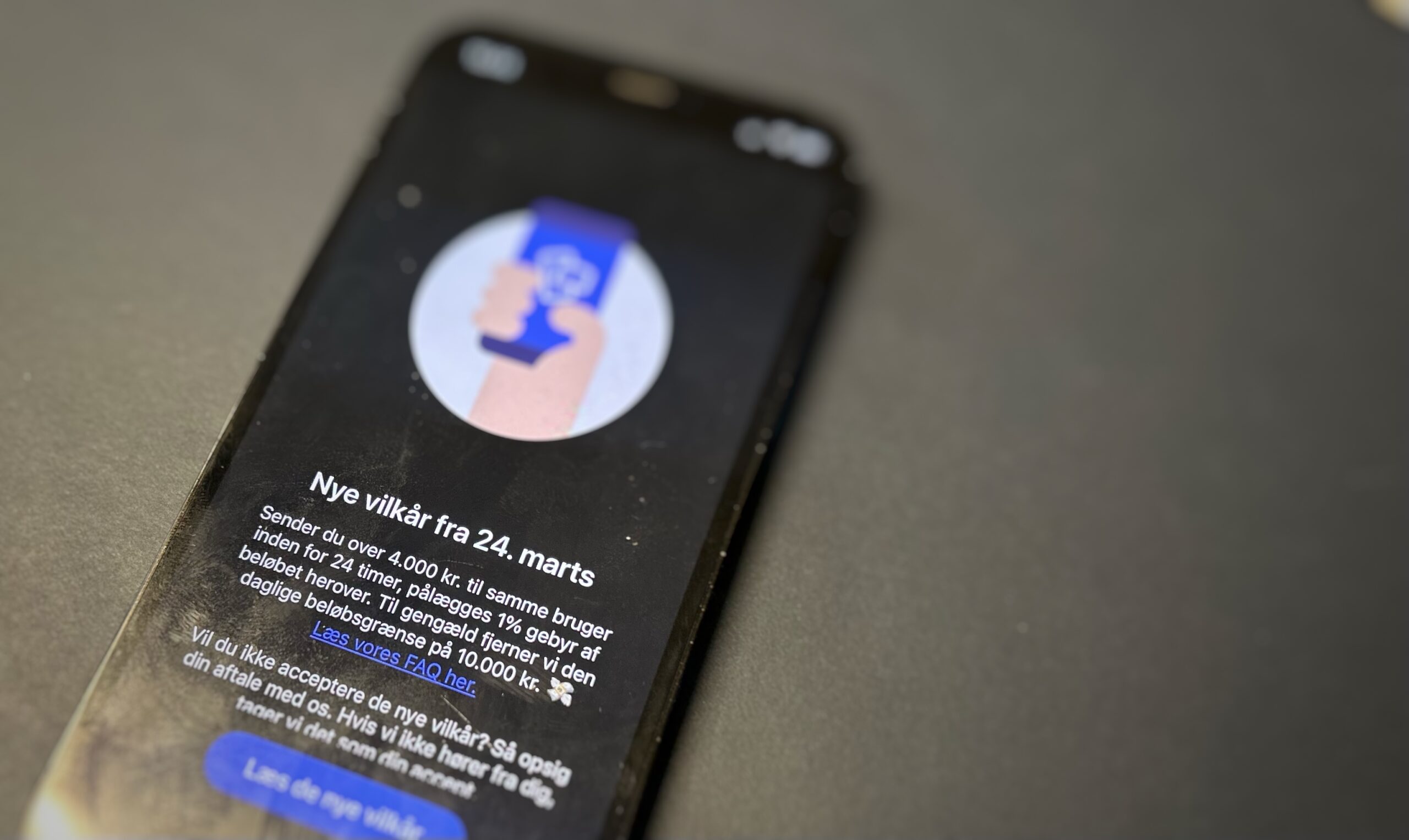 MobilePay indfører gebyrer på større beløb fra 24. marts
