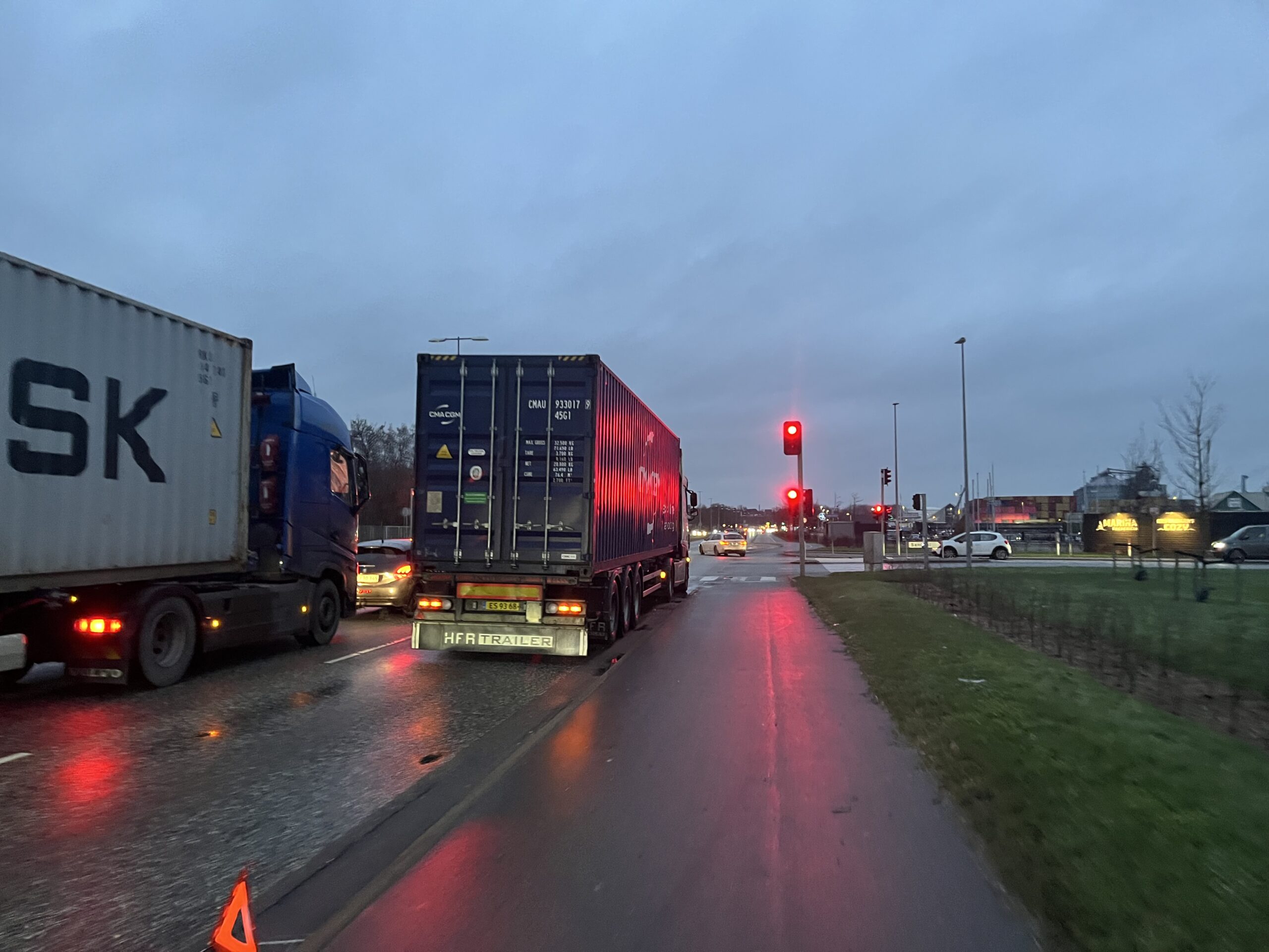 Kæmpe kø i Fredericia