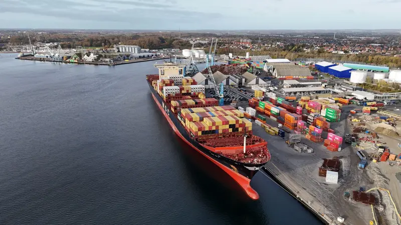 Rekordomsætning på Fredericia Containerterminal i 2024