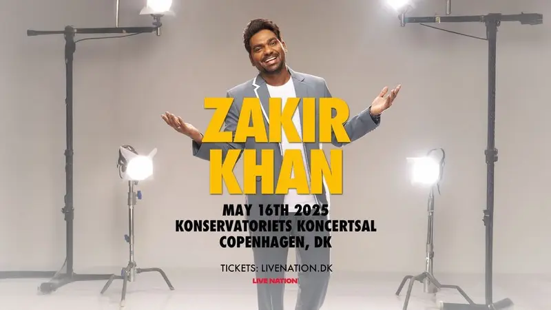 Zakir Khan gæster Danmark med nyt show i 2025