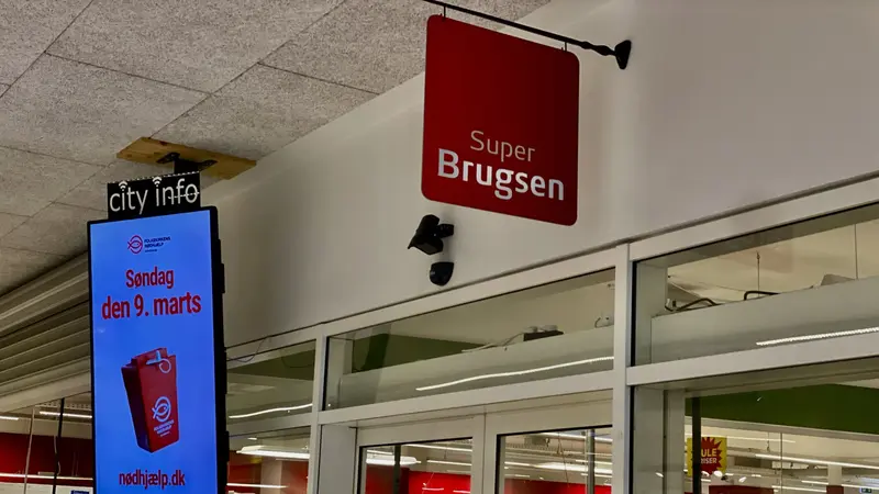 Butikstyveri i SuperBrugsen endte med politiudrykning