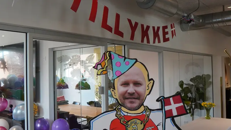 Joachim Grundtvig fejret på sin 50-års fødselsdag