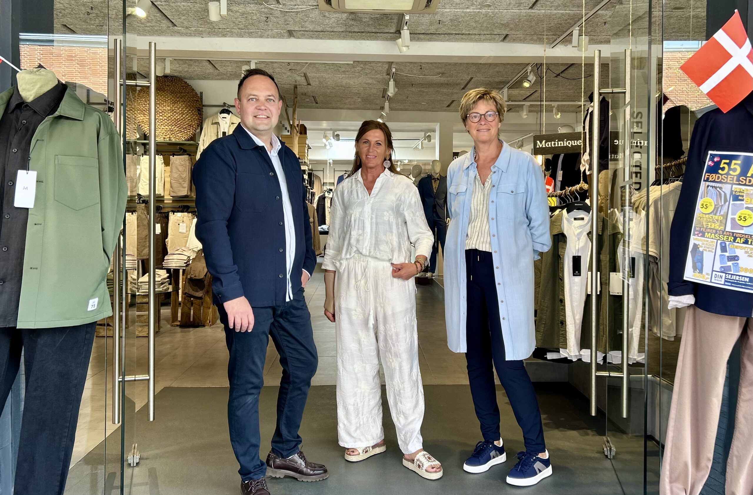 Vendersgade i feststemning: Din Tøjmand Sejersen fylder 55 år
