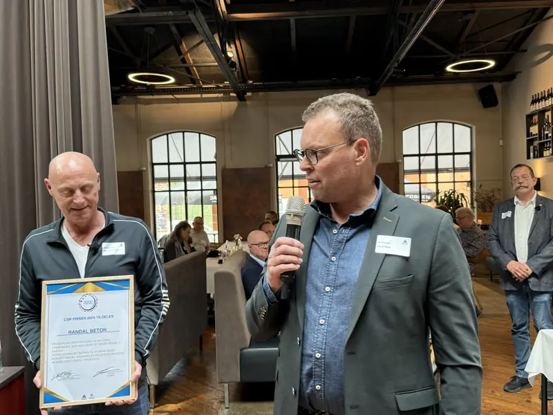 Randal Beton vinder Fredericias CSR-pris: »Det handler om at give folk en ny chance«