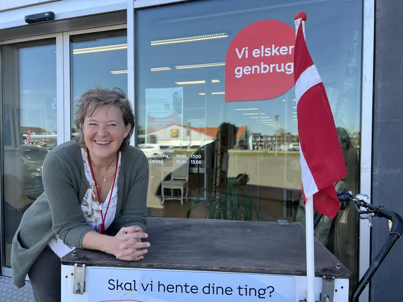 Genbrugsguld til årets store fester hos Kræftens Bekæmpelse i Fredericia