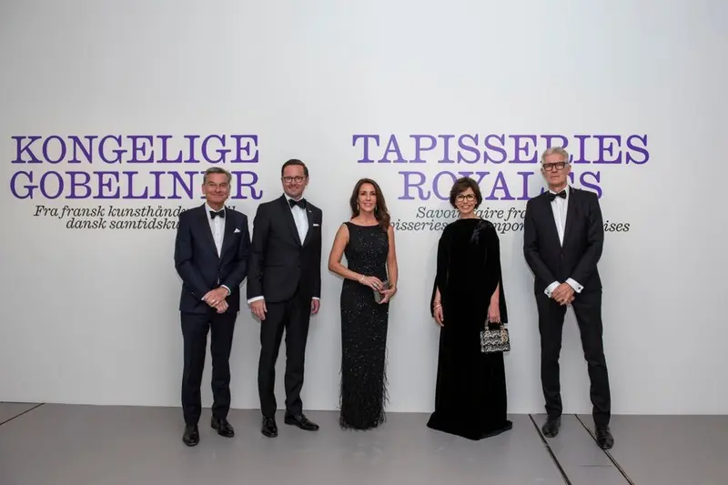 Royale gobeliner fra Koldinghus begejstrer Paris – åbnet af Prinsesse Marie