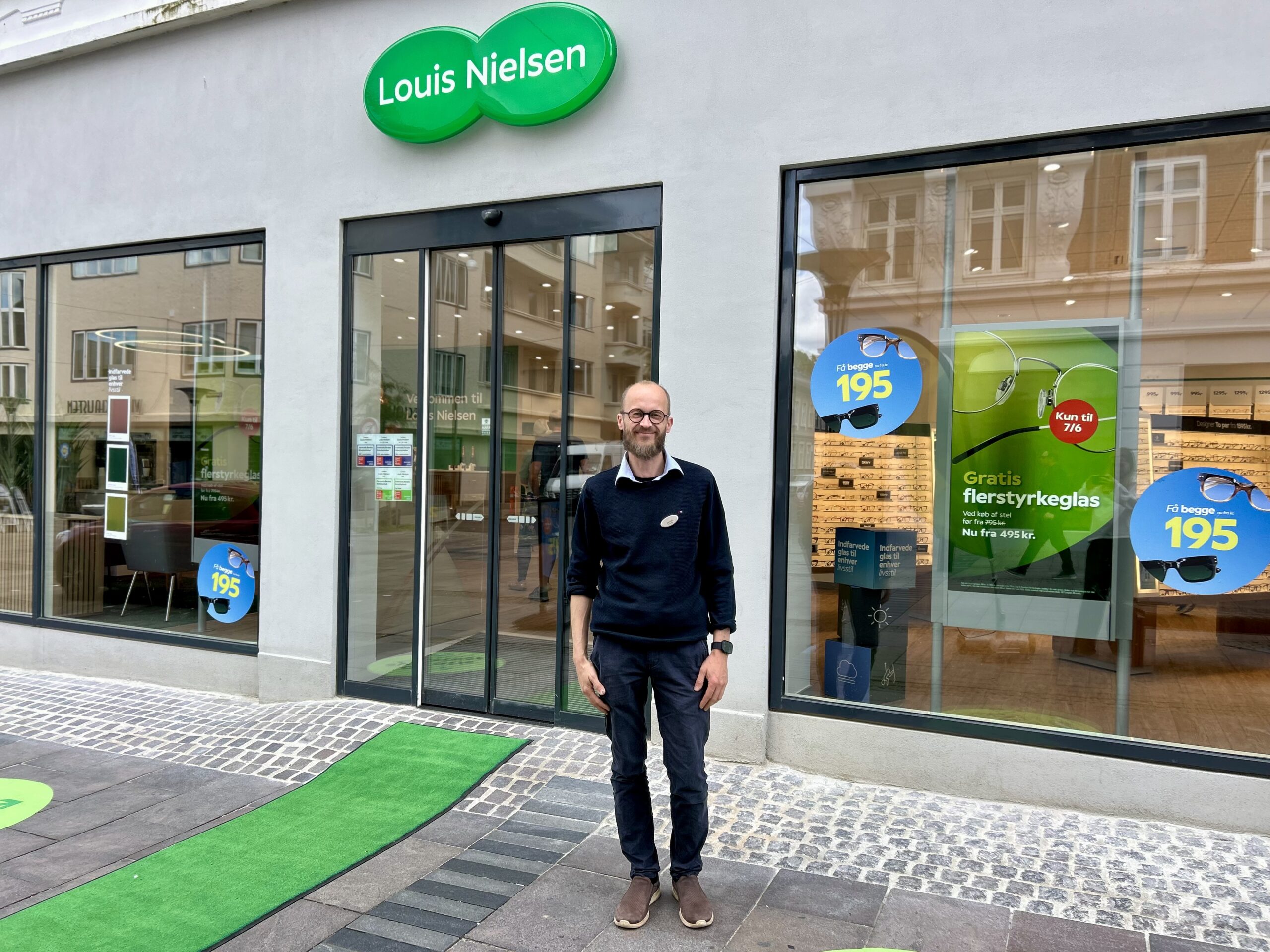 Michael åbner fornyet Louis Nielsen: »Nu bliver det lettere at vælge briller«