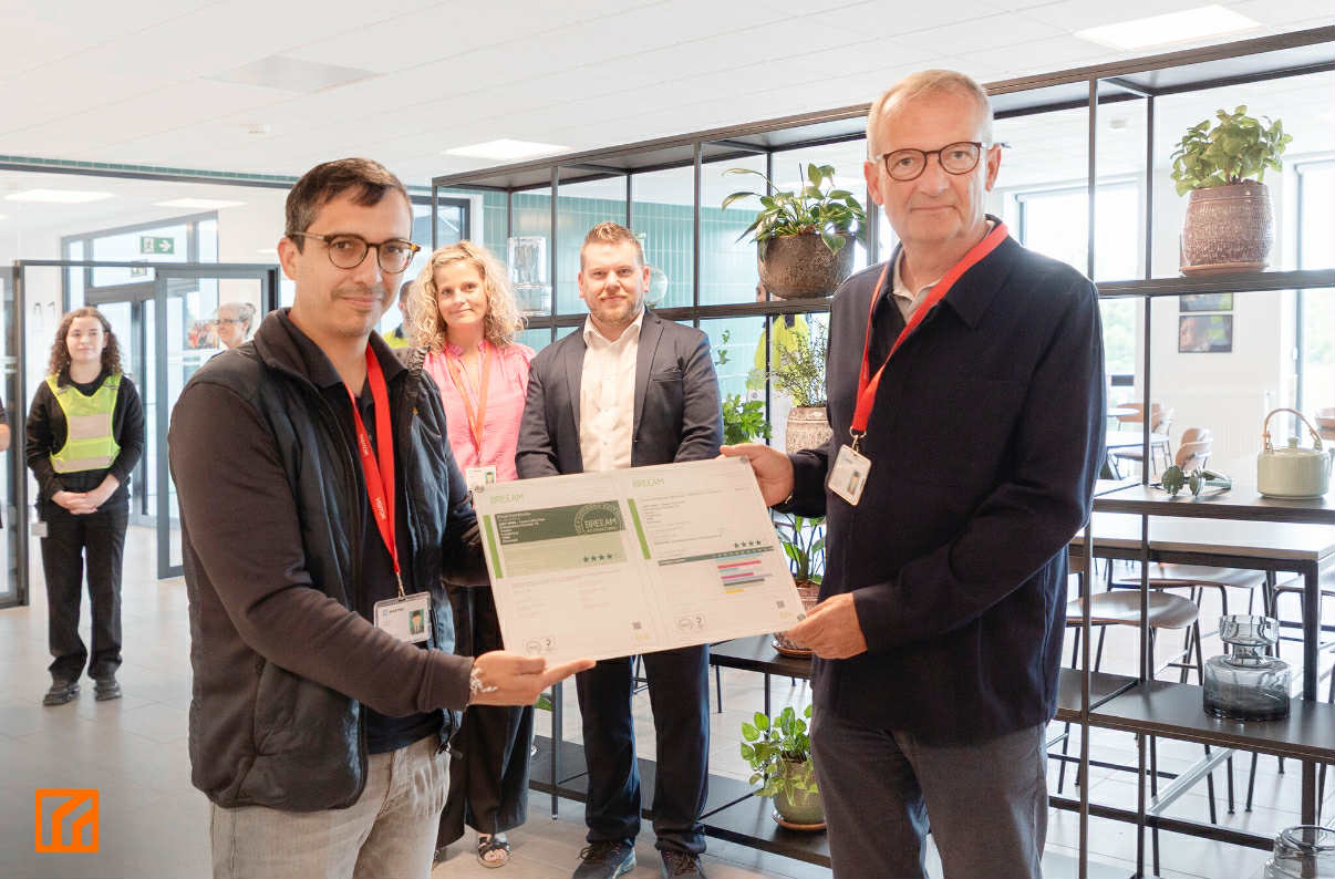 Historisk certificering til Taulov Dry Port – Danmarks første bæredygtige logistikbyggeri