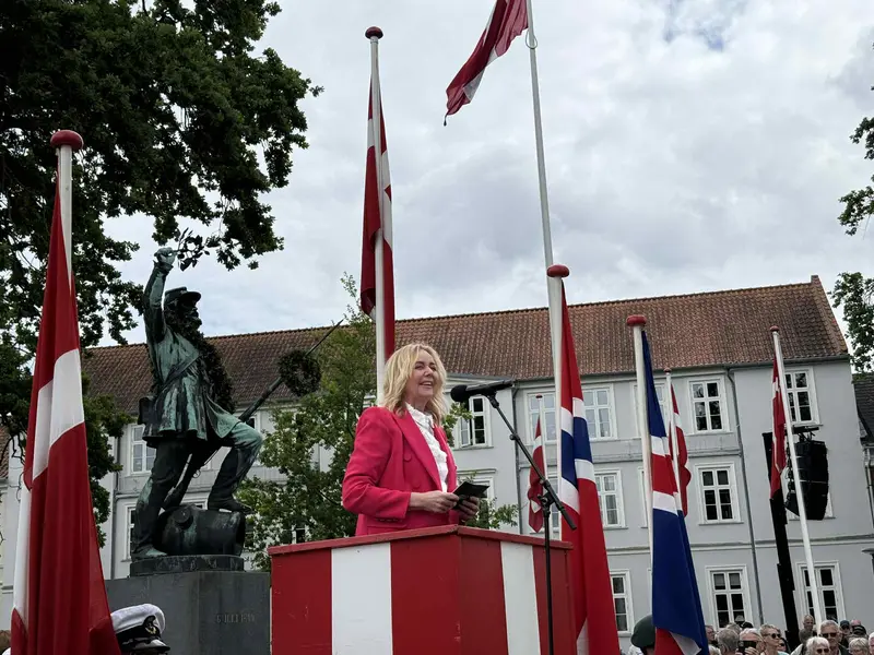 Mona Juul fra talerstolen i Fredericia – Vi må aldrig glemme prisen for friheden