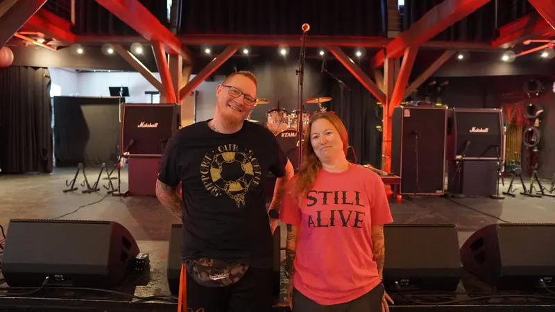 Gitte og Michael ville holde hardcore-scenen i live ét år – ti år senere banker festivalen stadig i Fredericias hjerte