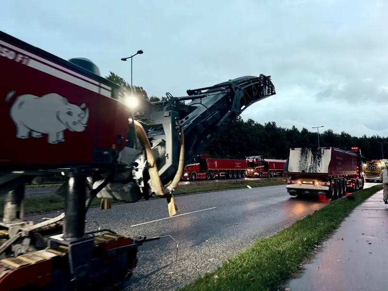 Asfaltarbejde skaber kø mod Monjasa Park – forvent forsinkelser søndag aften