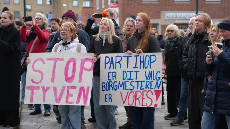 Protest i Middelfart: »Tillid tager år at opbygge – og sekunder at miste«
