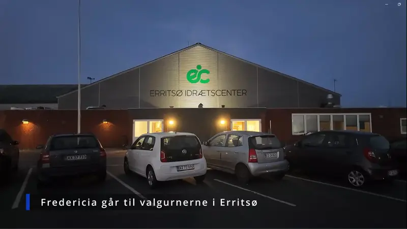 Valgstedet i Erritsø Idrætscenter åbner