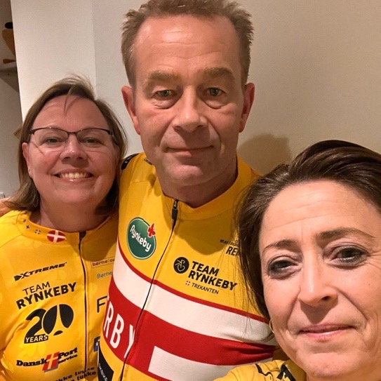 Tre naboer fra Middelfart cykler mod Paris for børn med kritisk sygdom