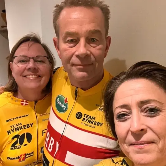 Tre naboer fra Middelfart cykler mod Paris for børn med kritisk sygdom