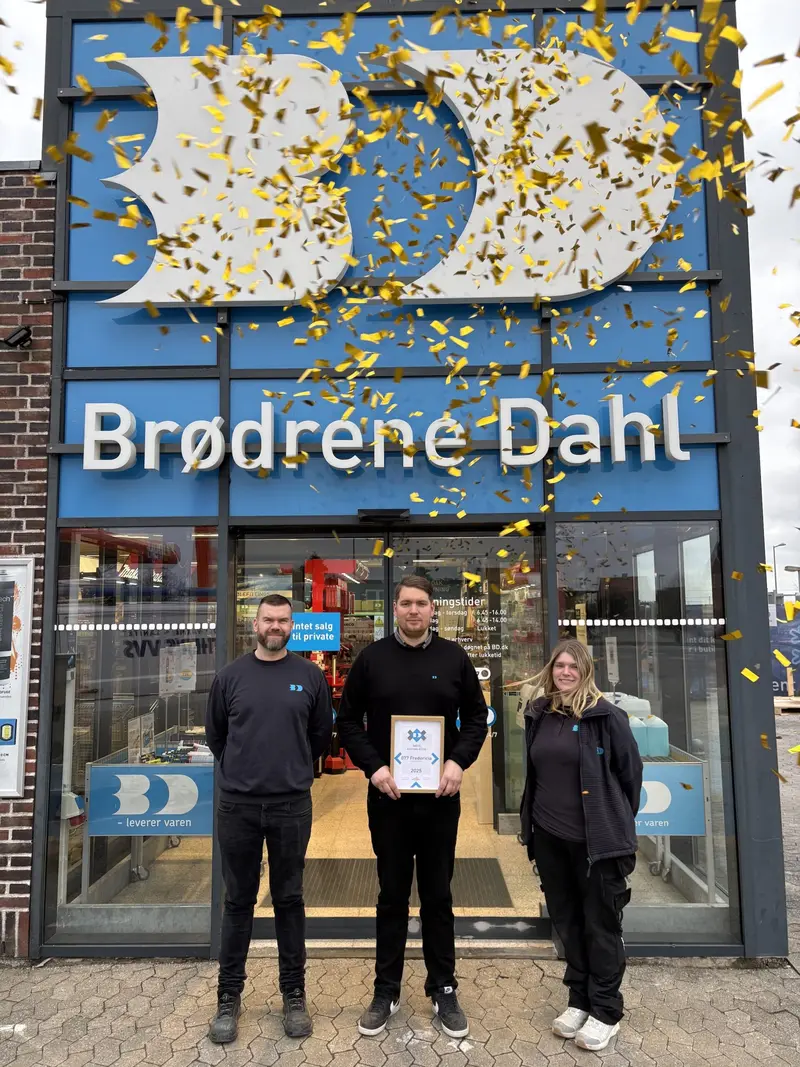 Fredericia-butik kåret som årets i regionen hos VVS-grossist
