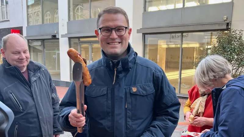 Valgkampen i gang i Kolding – Socialdemokratiet åbner valgbutik i gågaden