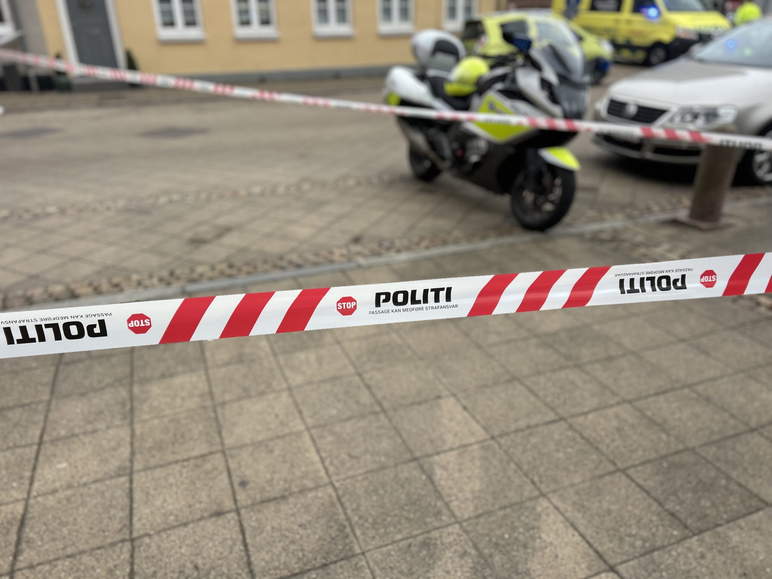 Person kørt til sygehuset efter brand på Prinsessegade