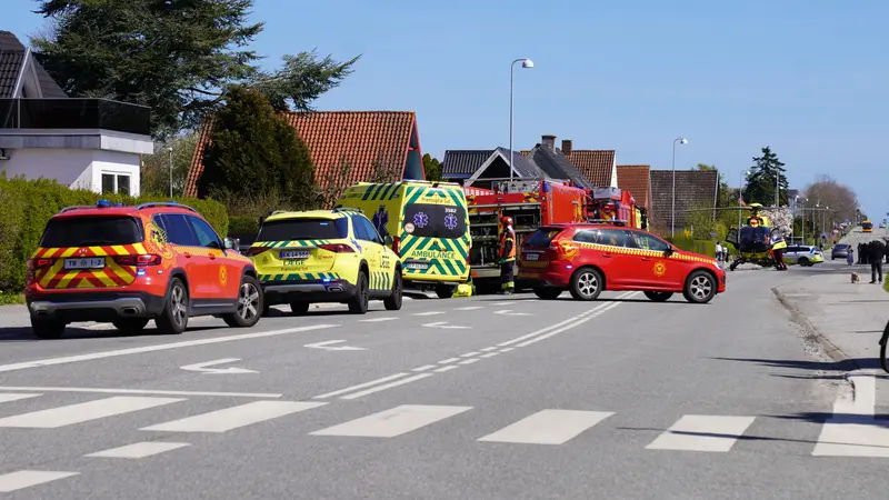 Biopejs på havebord eksploderede: 48-årig mand fløjet til Rigshospitalet med forbrændinger
