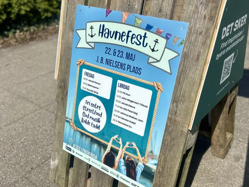 Ti livenavne over to dage: Fredericia får ny gratis havnefest under Super Rally