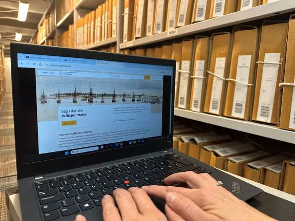 300 års søfart åbner sig digitalt for danskerne